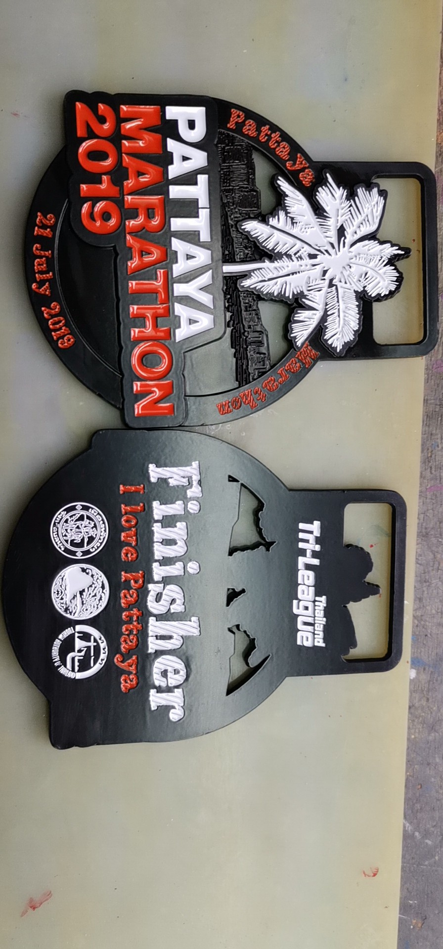 Finished Pattaya Marathon 2019 medal